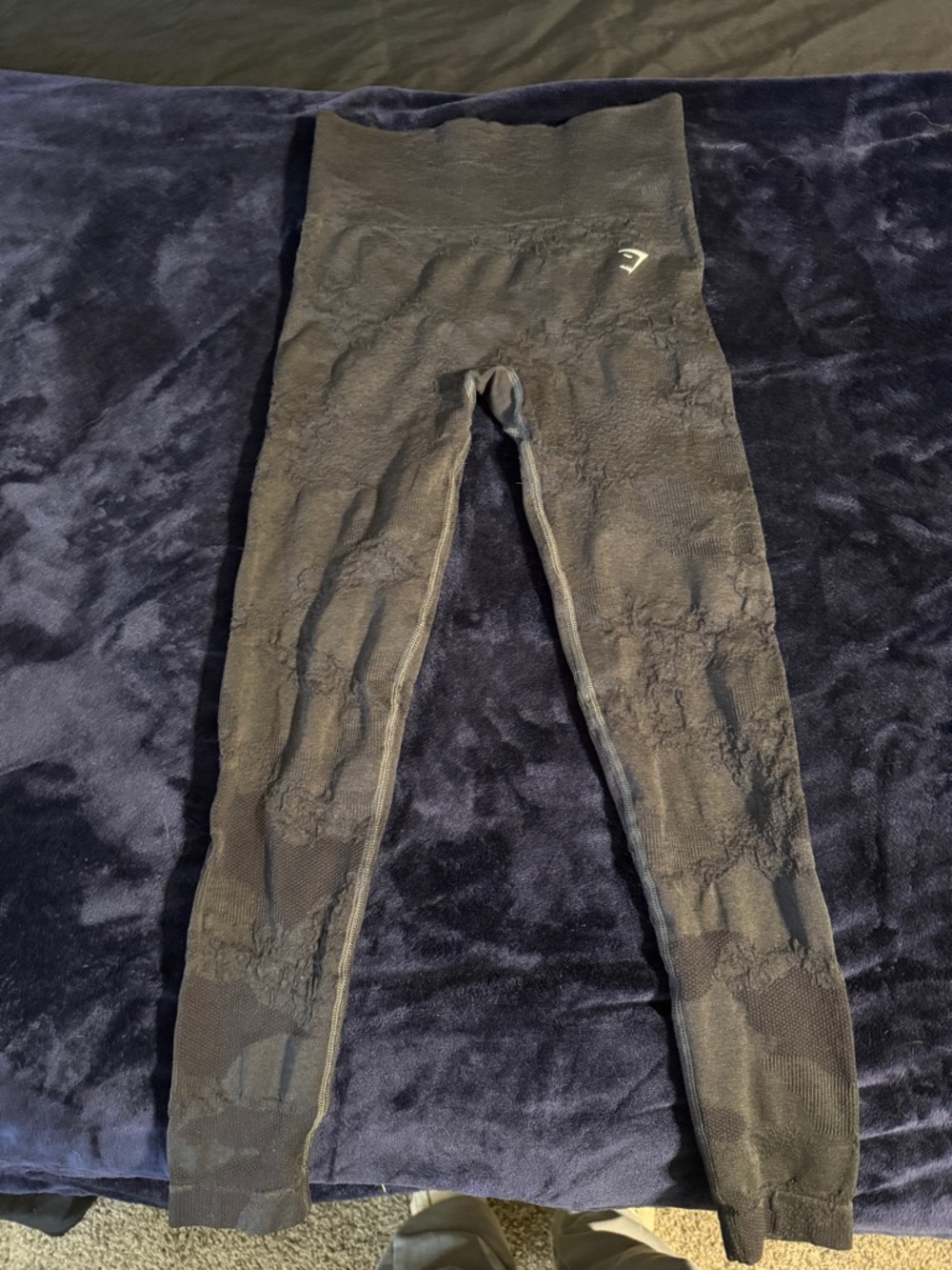 Seamless High-Waist Black Leggings